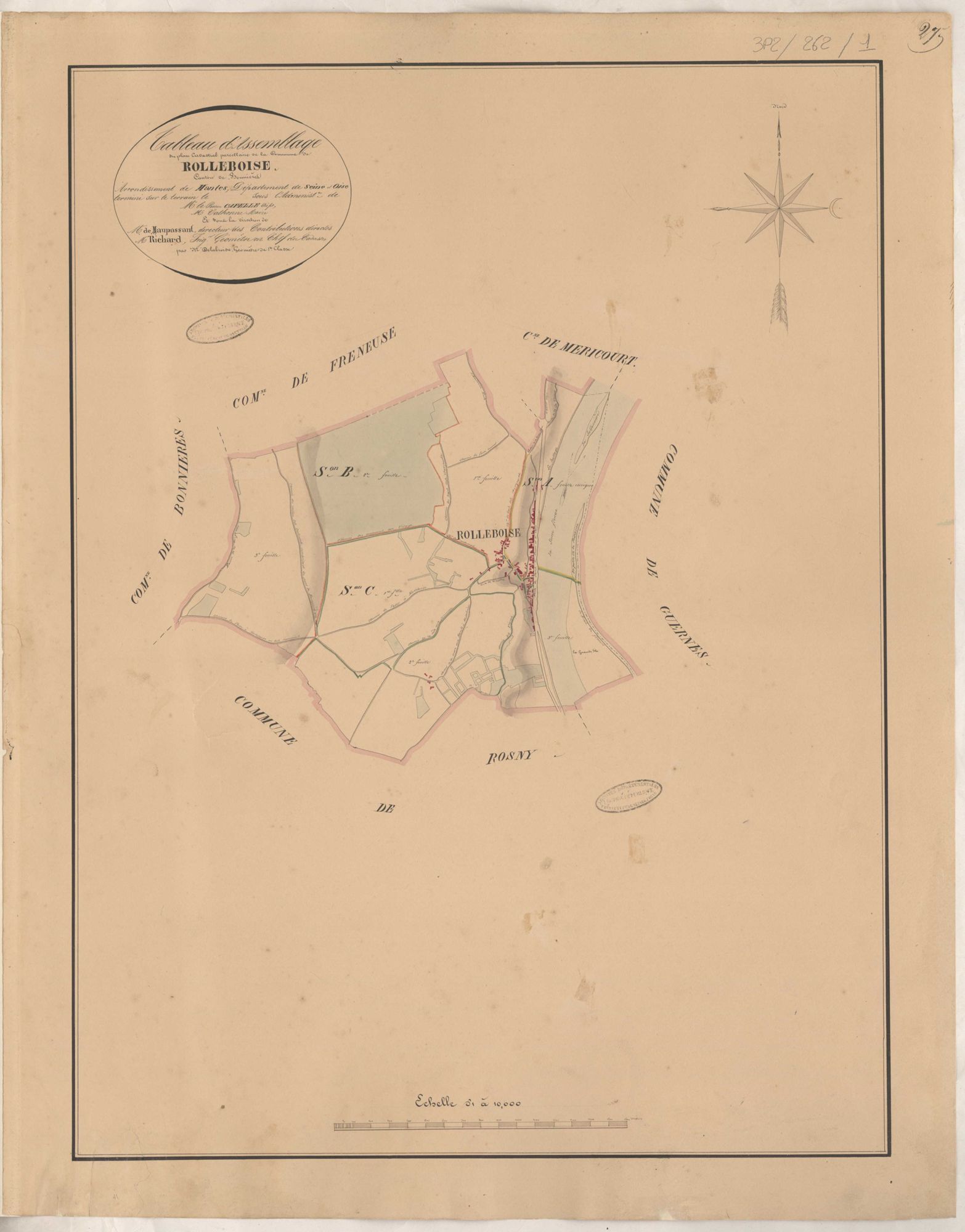 Rolleboise - Plans de la Préfecture de Seine-et-Oise