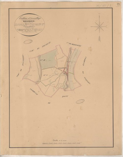 Rolleboise - Plans de la Préfecture de Seine-et-Oise