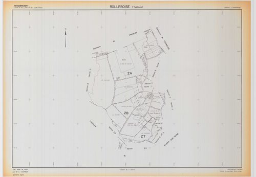Rolleboise - Plans du cadastre remembré