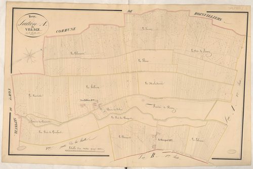 Rosay - Plans de la Préfecture de Seine-et-Oise