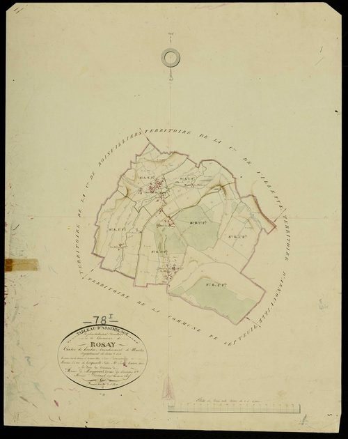 Rosay - Plans de l’Administration du cadastre