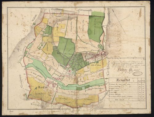 Rosay - Plan d'intendance de la paroisse de Rosay