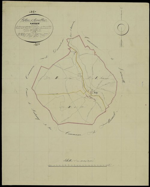 Sailly - Plans de l’Administration du cadastre