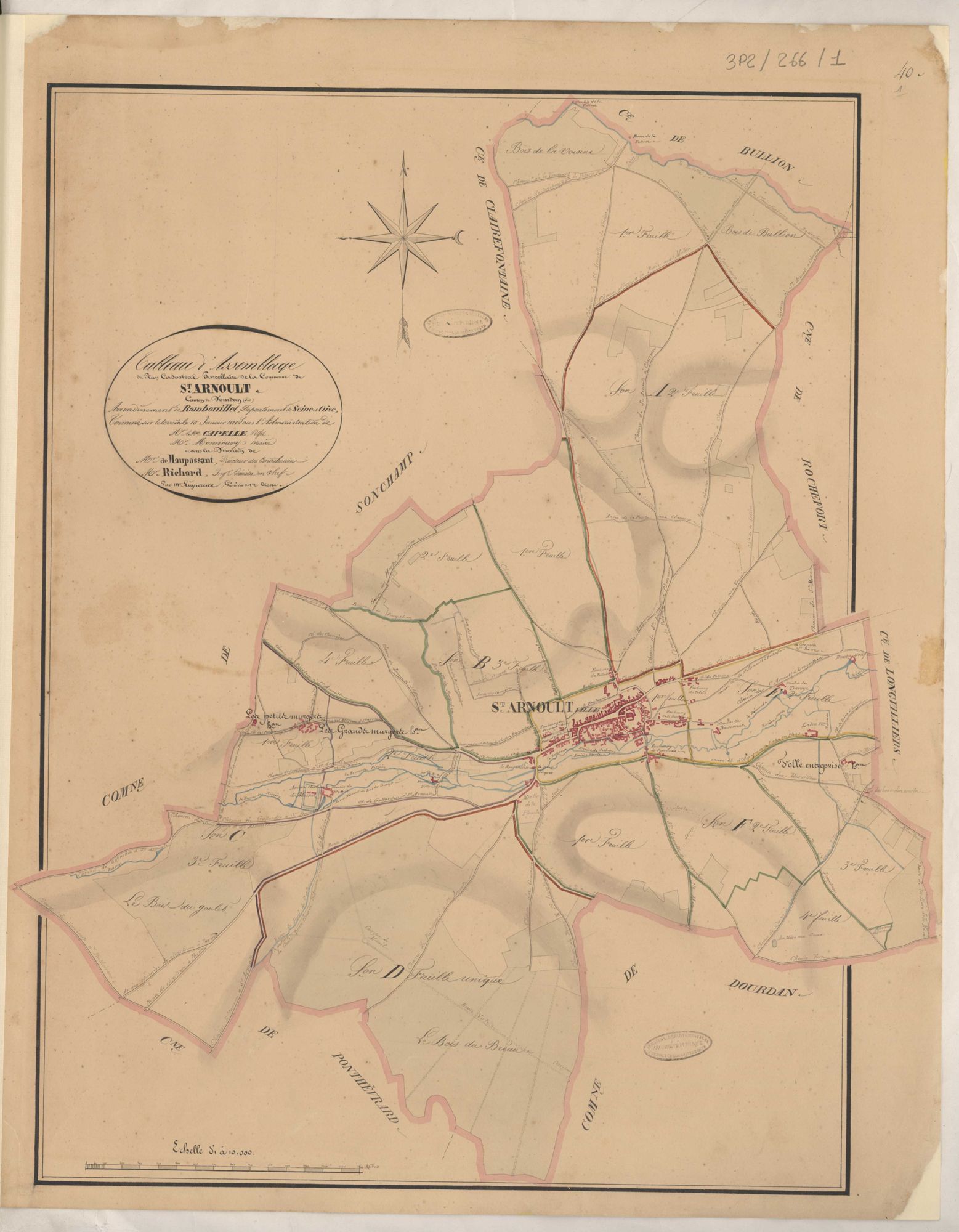 Saint-Arnoult-en-Yvelines - Plans de la Préfecture de Seine-et-Oise