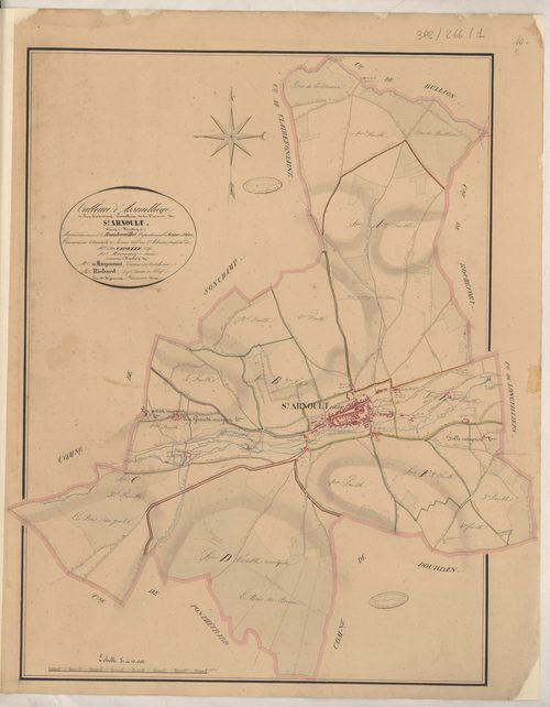 Saint-Arnoult-en-Yvelines - Plans de la Préfecture de Seine-et-Oise