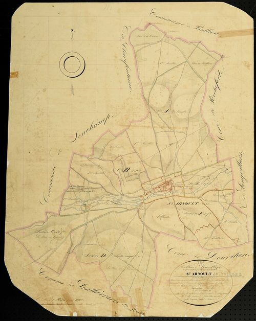 Saint-Arnoult-en-Yvelines - Plans de l’Administration du cadastre