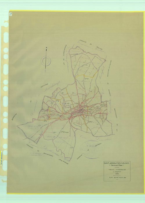 Saint-Arnoult-en-Yvelines - Plans du cadastre rénové
