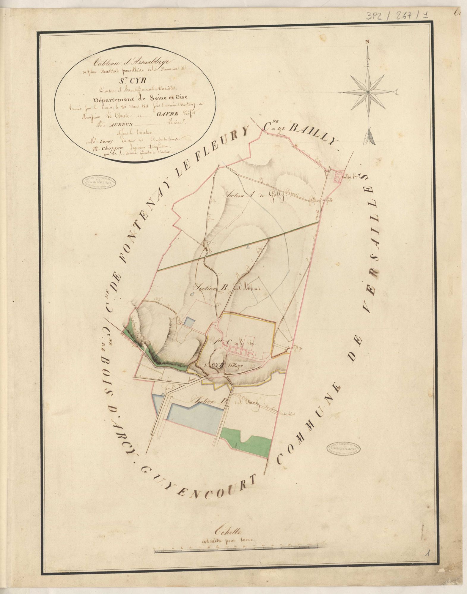 Saint-Cyr-l'École - Plans de la Préfecture de Seine-et-Oise