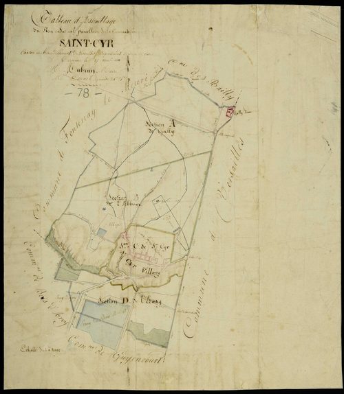 Saint-Cyr-l'École - Plans de l’Administration du cadastre