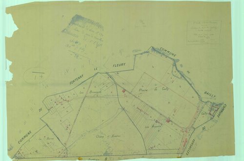 Saint-Cyr-l'École - Plans du cadastre rénové