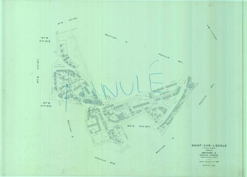 Saint-Cyr-l'École - Plans du cadastre révisé