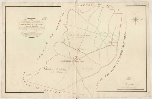 Saint-Germain-de-la-Grange - Plans de la Préfecture de Seine-et-Oise