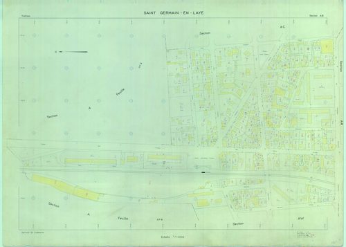Saint-Germain-en-Laye - Plans du cadastre révisé