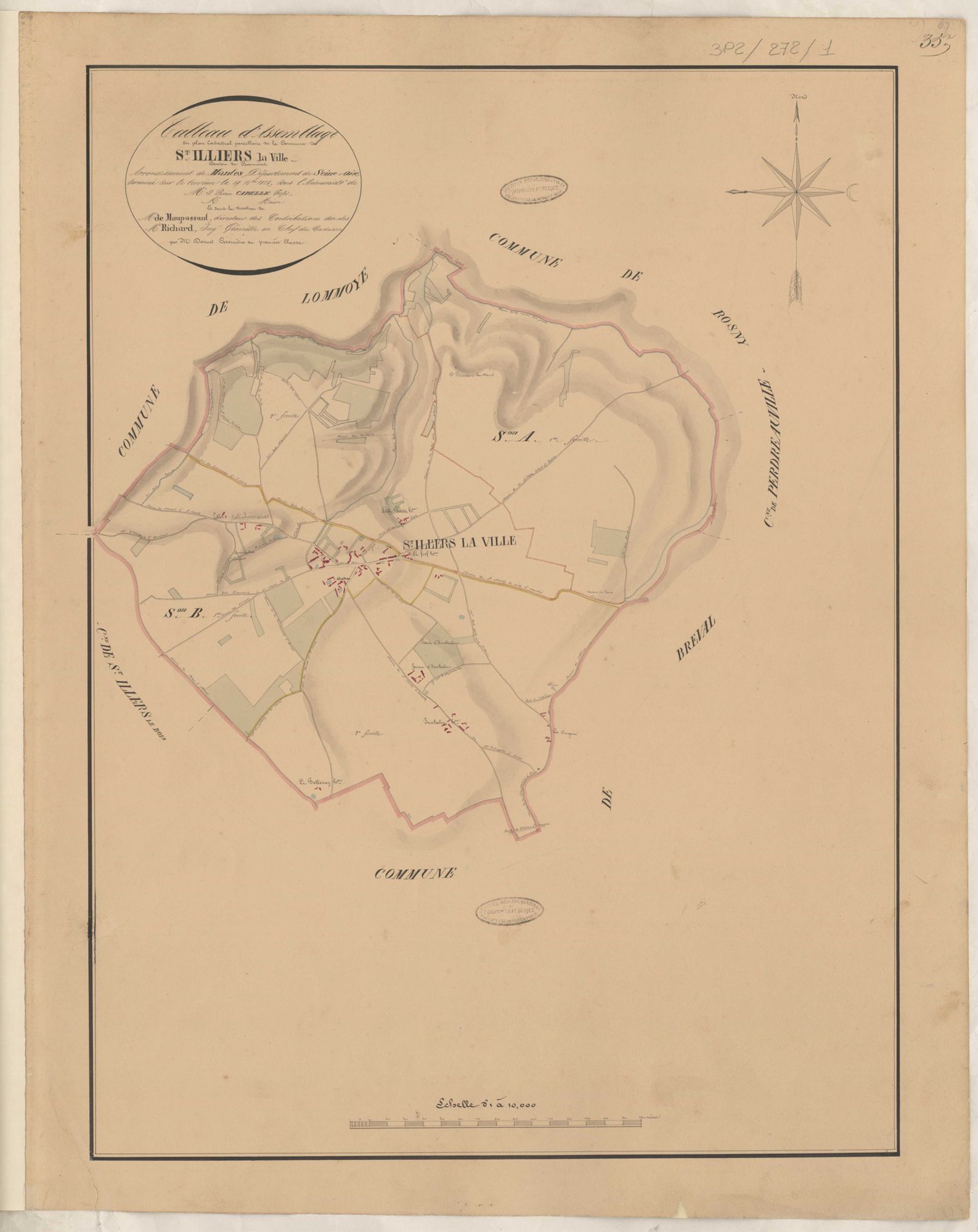 Saint-Illiers-la-Ville - Plans de la Préfecture de Seine-et-Oise