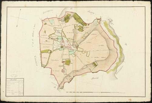 Saint-Illiers-la-Ville - Plan d'intendance de la paroisse de Saint-Illiers-la-Ville