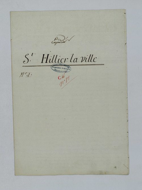 Saint-Illiers-la-Ville - Procès-verbal d'arpentage du territoire de la paroisse de Saint-Illiers-la-Ville