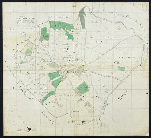 Saint-Illiers-la-Ville - Plan géométrique