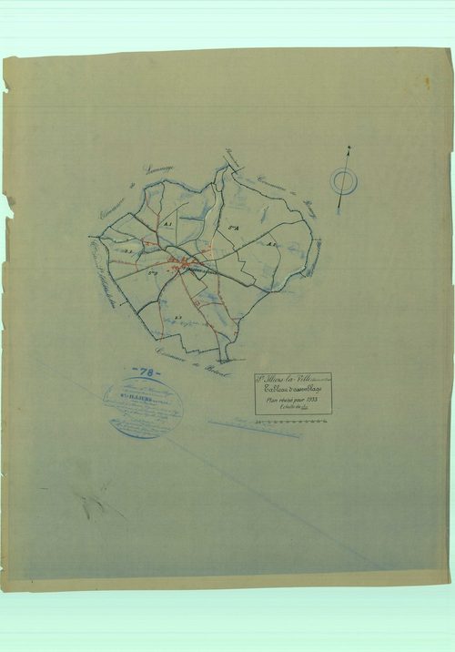 Saint-Illiers-la-Ville - Plans du cadastre rénové