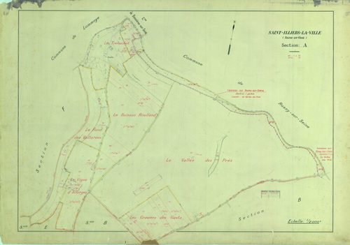 Saint-Illiers-la-Ville - Plans du cadastre remembré