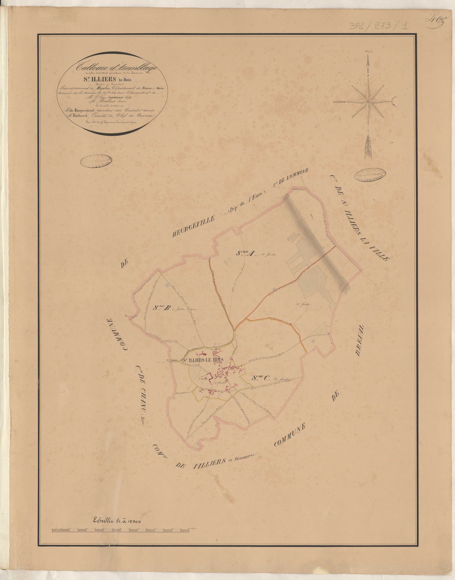Saint-Illiers-le-Bois - Plans de la Préfecture de Seine-et-Oise
