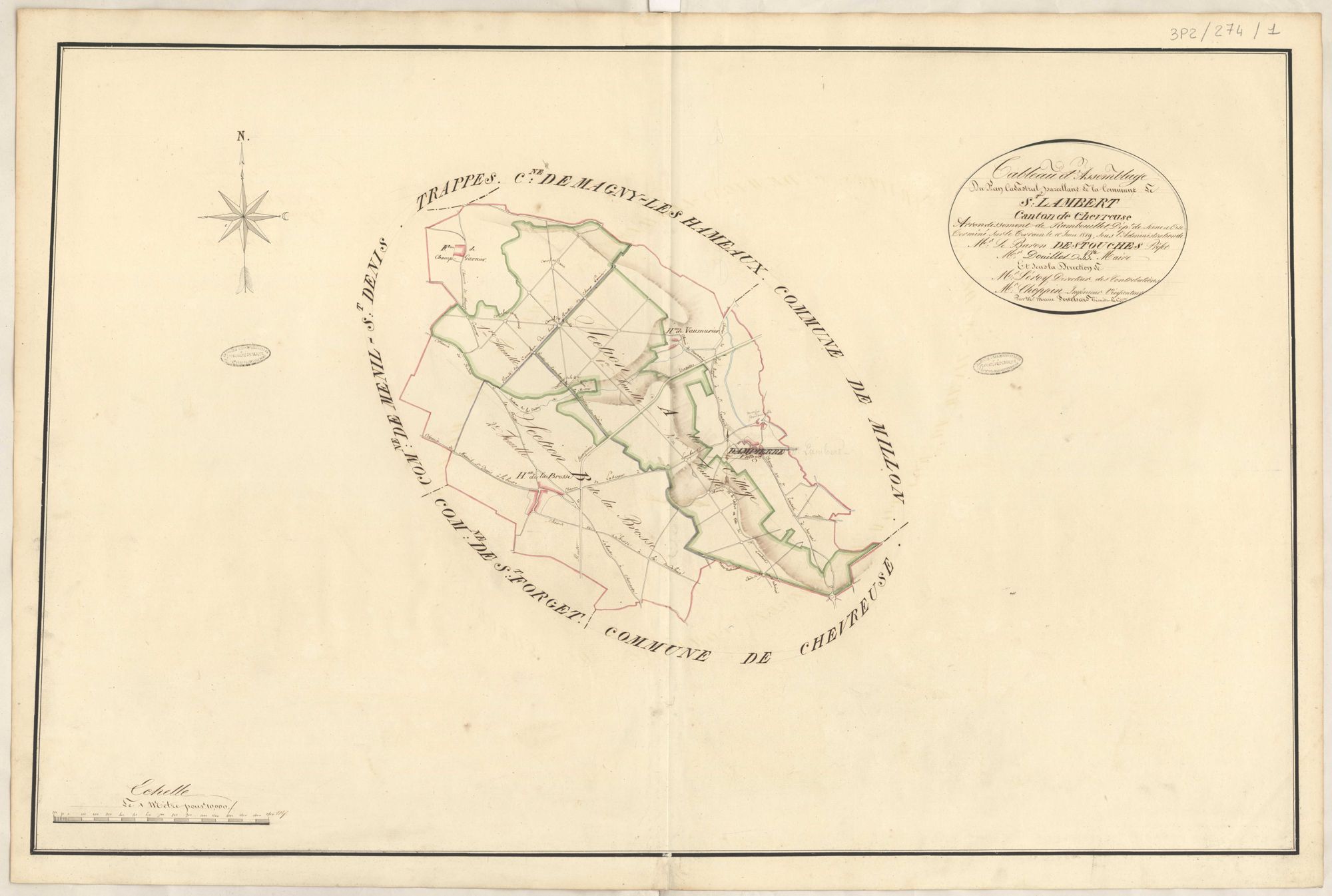 Saint-Lambert - Plans de la Préfecture de Seine-et-Oise