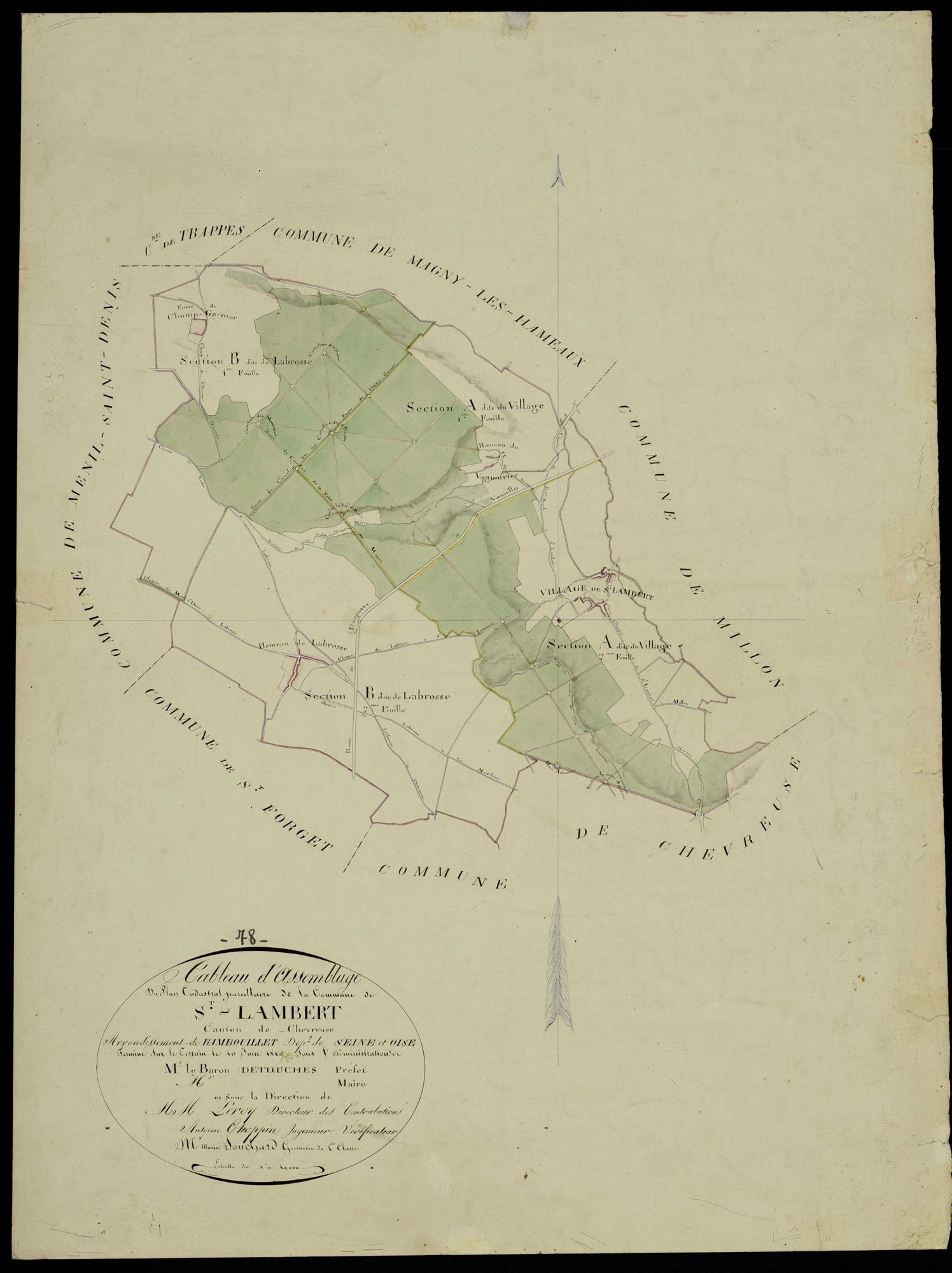 Saint-Lambert - Plans de l’Administration du cadastre