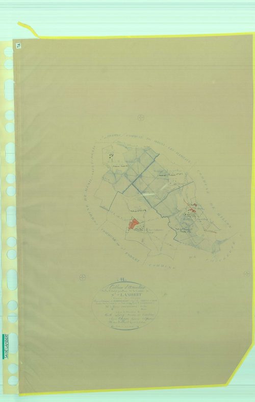 Saint-Lambert - Plans du cadastre rénové
