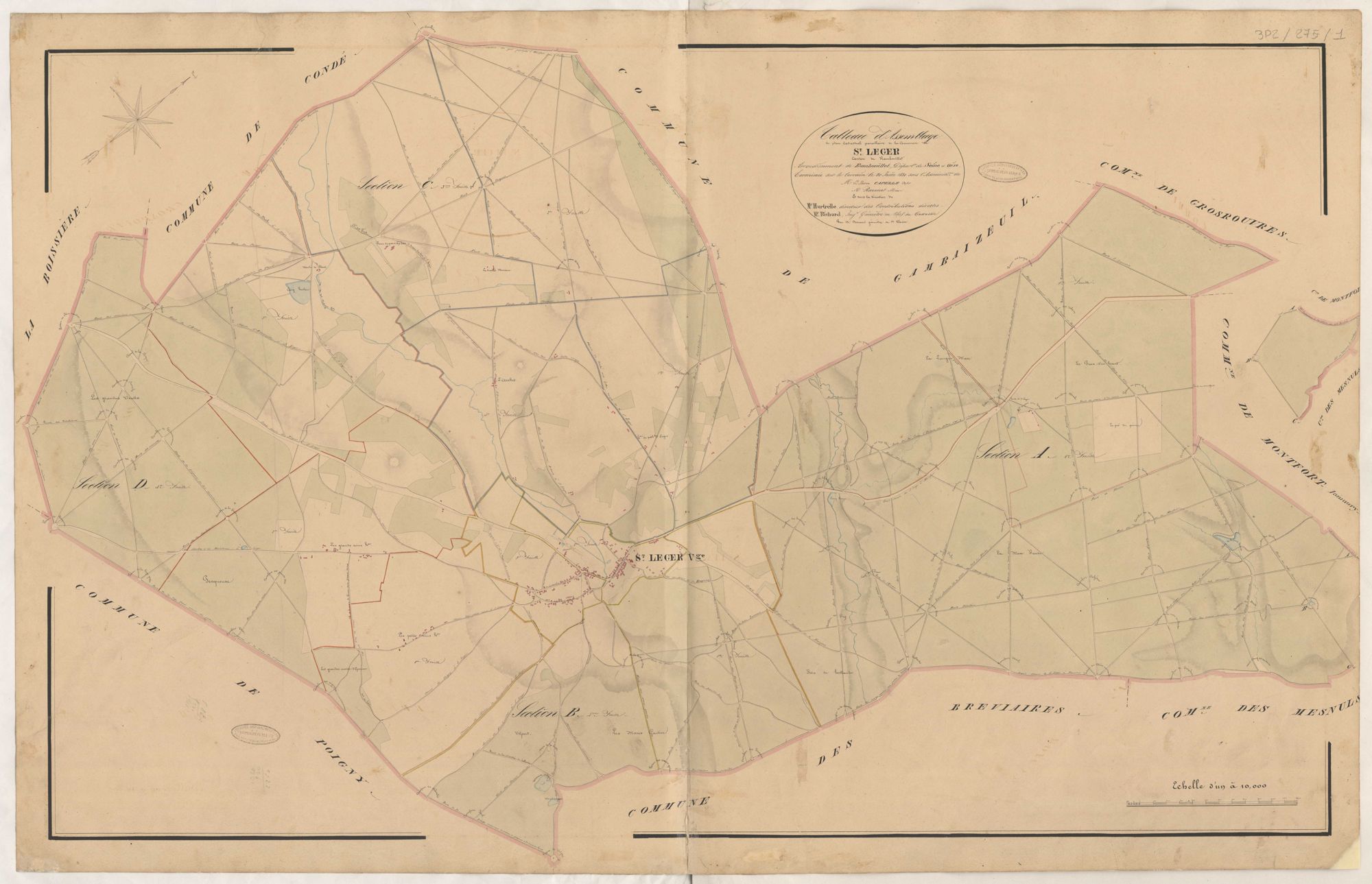 Saint-Léger-en-Yvelines - Plans de la Préfecture de Seine-et-Oise