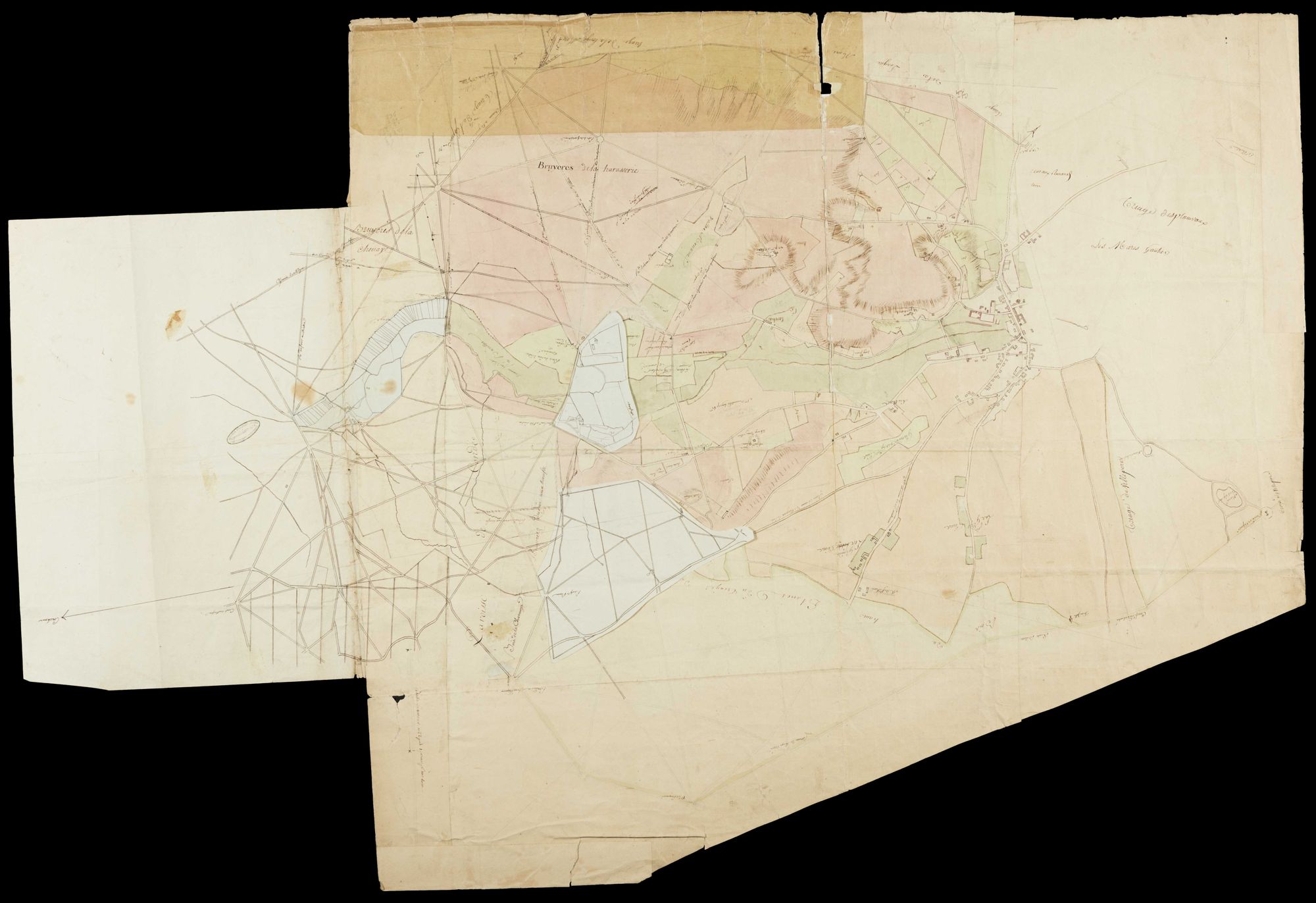 Saint-Léger-en-Yvelines - Plan d'intendance de la paroisse de Saint-Léger-en-Yvelines