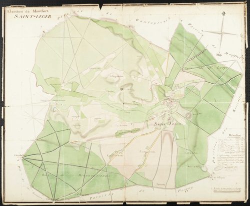 Saint-Léger-en-Yvelines - Plan d'intendance de la paroisse de Saint-Léger-en-Yvelines