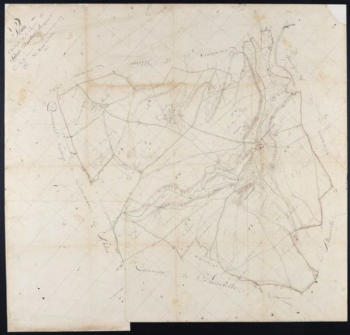 Saint-Martin-de-Bréthencourt - Plan géométrique