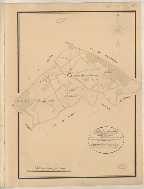 Saint-Martin-des-Champs - Plans de la Préfecture de Seine-et-Oise