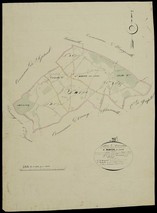 Saint-Martin-des-Champs - Plans de l’Administration du cadastre