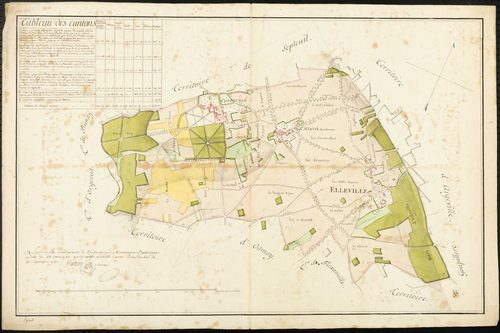 Saint-Martin-des-Champs - Plan d'intendance de la paroisse de Saint-Martin-des-Champs