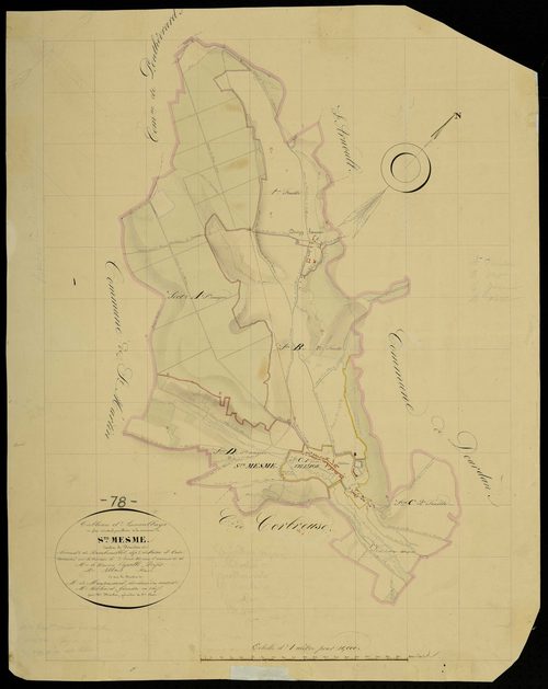 Sainte-Mesme - Plans de l’Administration du cadastre