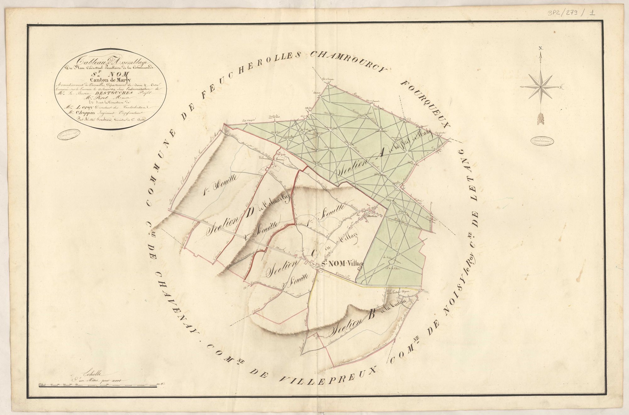Saint-Nom-la-Bretèche - Plans de la Préfecture de Seine-et-Oise