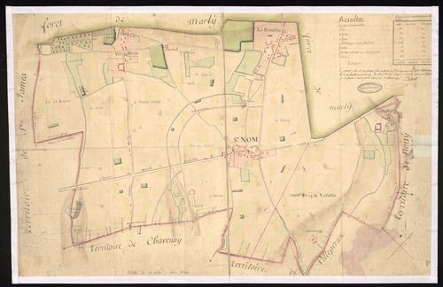 Saint-Nom-la-Bretèche - Plan d'intendance de la paroisse de Saint-Nom-la-Bretèche