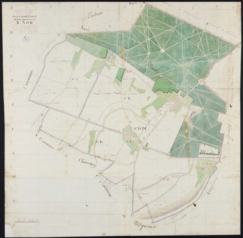 Saint-Nom-la-Bretèche - Plan géométrique
