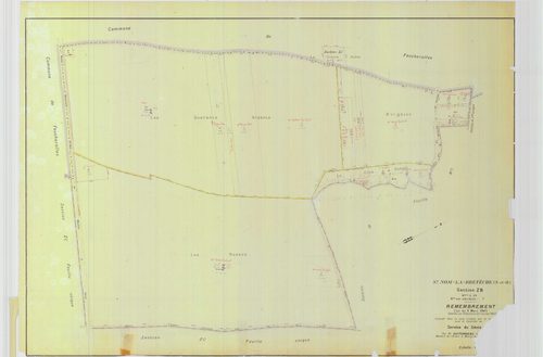 Saint-Nom-la-Bretèche - Plans du cadastre remembré
