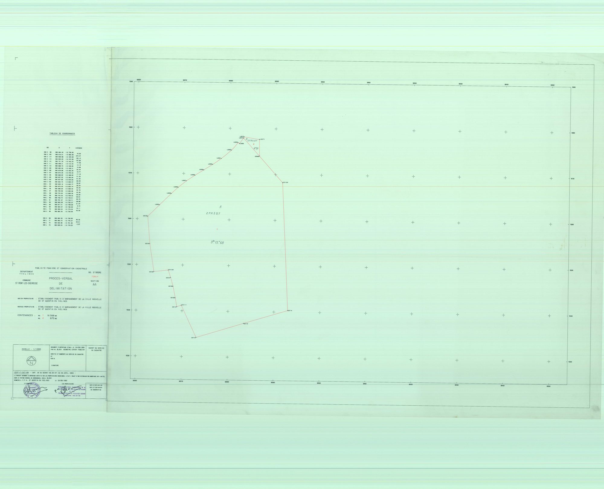 Saint-Rémy-lès-Chevreuse - Plans du cadastre révisé