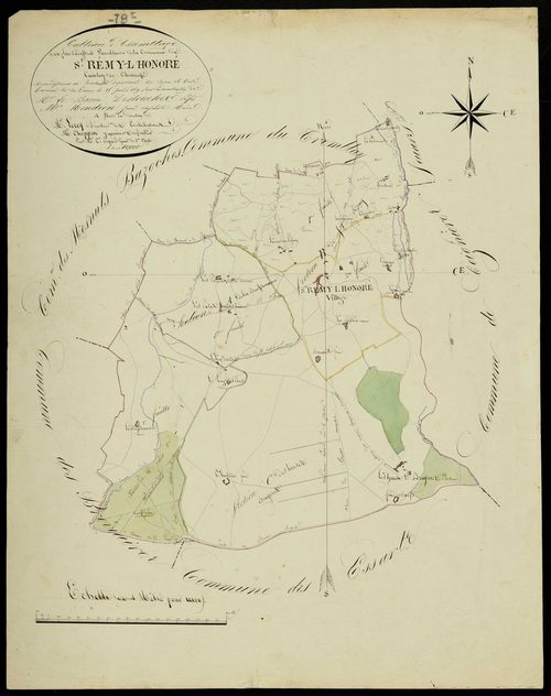 Saint-Rémy-l'Honoré - Plans de l’Administration du cadastre