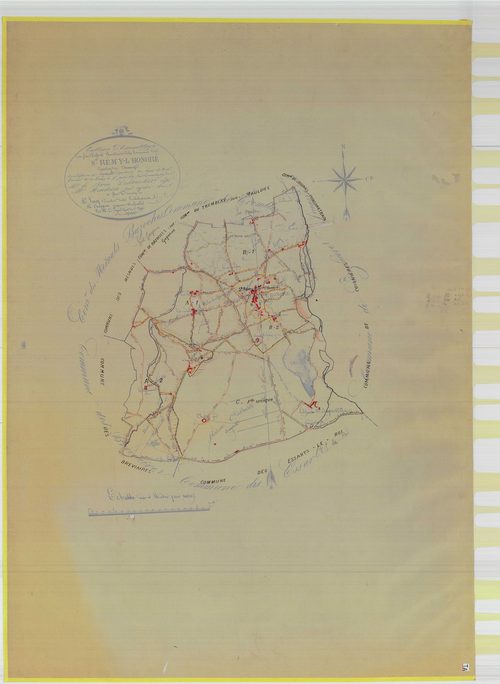 Saint-Rémy-l'Honoré - Plans du cadastre rénové