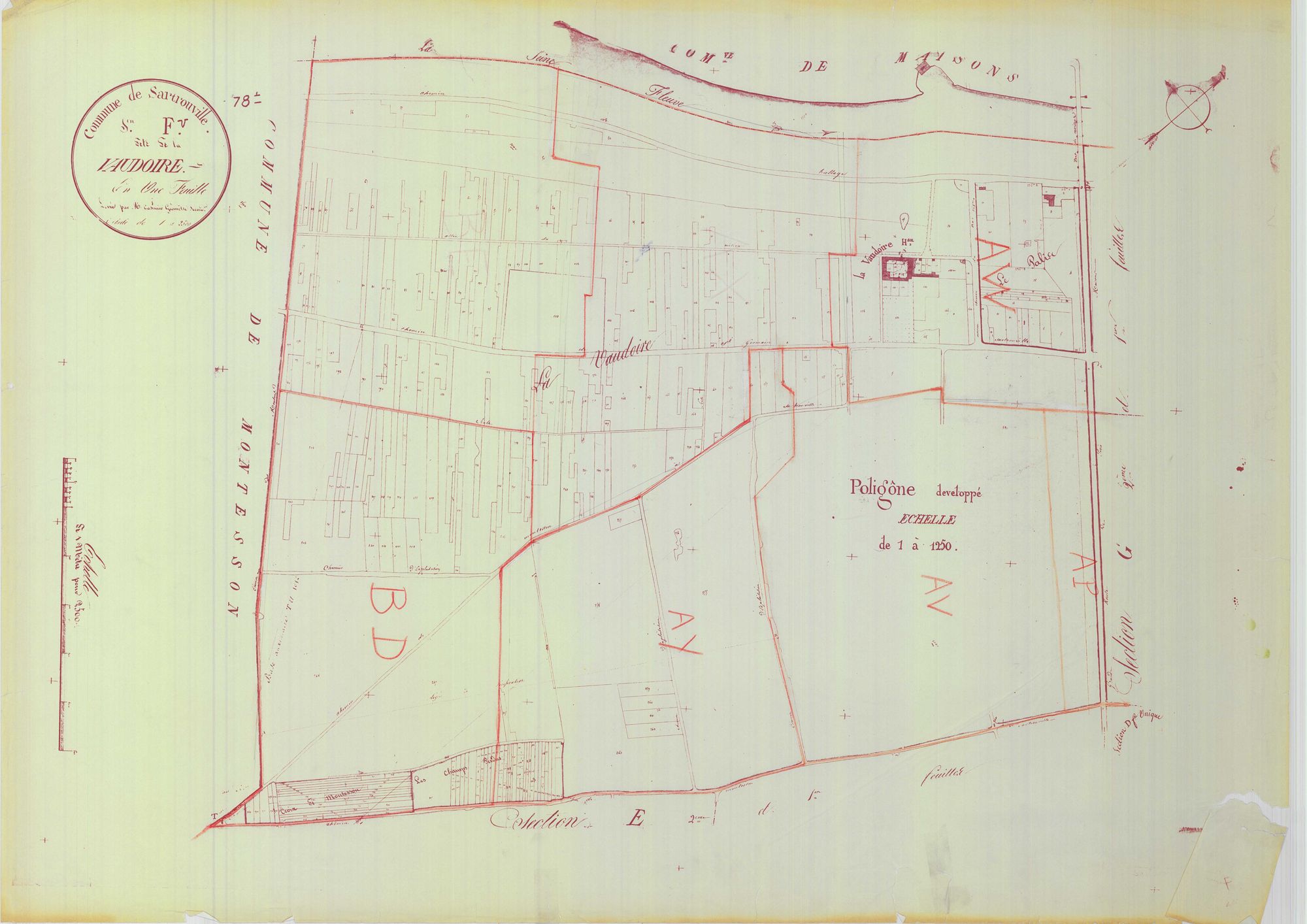 Sartrouville - Plans du cadastre révisé