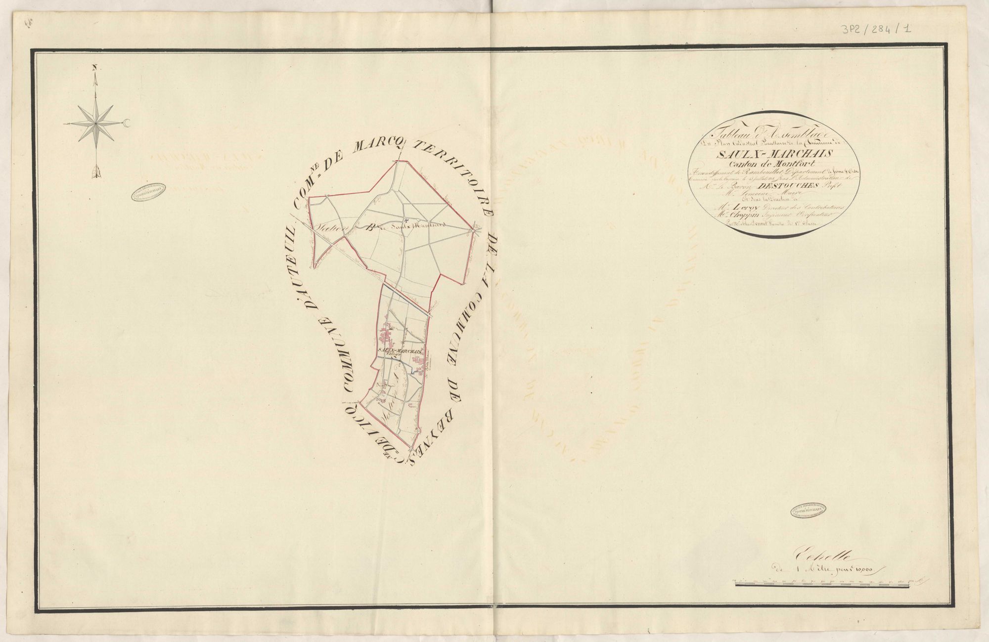 Saulx-Marchais - Plans de la Préfecture de Seine-et-Oise
