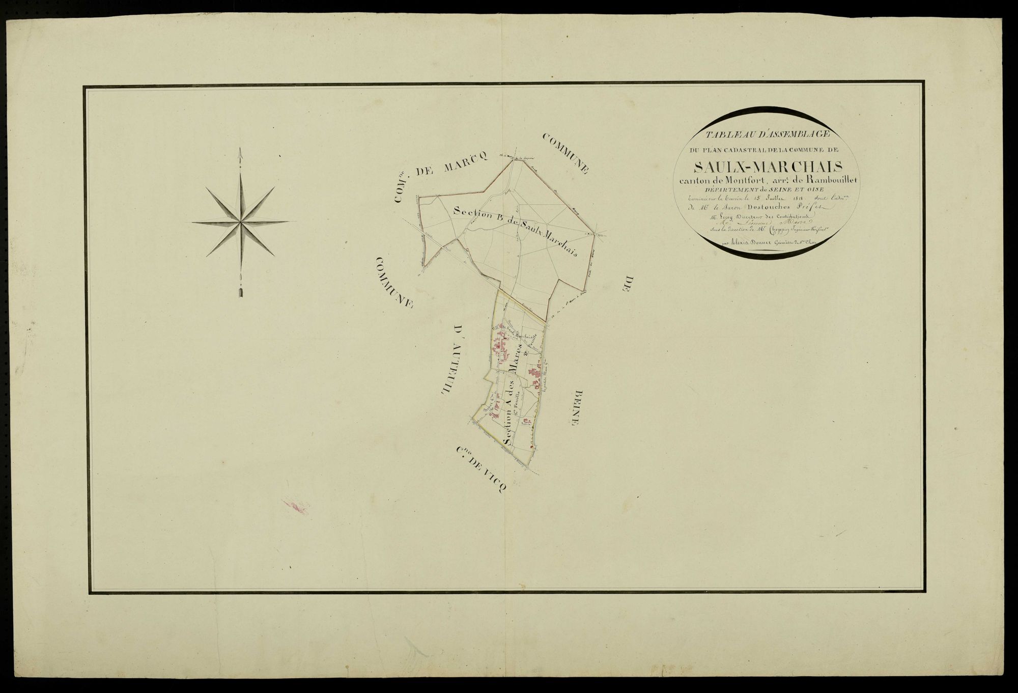 Saulx-Marchais - Plans de l’Administration du cadastre