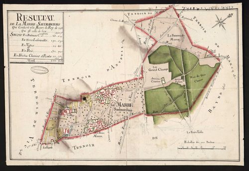 Saulx-Marchais - Plan d'intendance de la paroisse de Saulx-Marchais