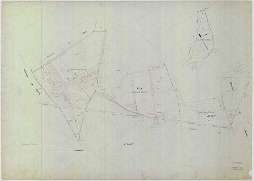 Saulx-Marchais - Plans du cadastre remembré