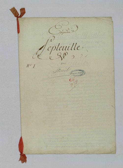 Septeuil - Procès-verbal d'arpentage du territoire de la paroisse de Septeuil