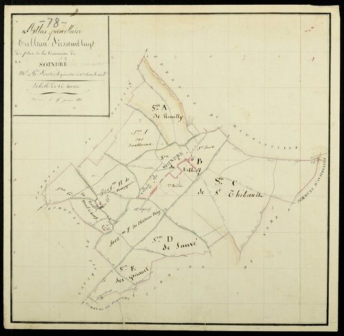 Soindres - Plans de l’Administration du cadastre