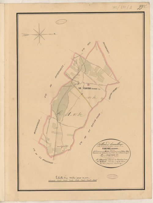 Le Tartre-Gaudran - Plans de la Préfecture de Seine-et-Oise